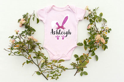 Easter Baby Vest / Baby Grow Bunny Ears / Easter Bunny Vest / My First Easter Party