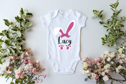 Easter Baby Vest / Baby Grow Bunny Ears / Easter Bunny Vest / My First Easter Party