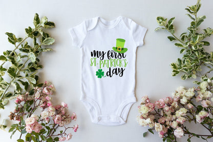 My First St Patrick's Day T-Shirt Saint Patricks Day Outfit Unisex Kids Outfit