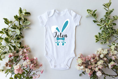 Easter Baby Vest / Baby Grow Bunny Ears / Easter Bunny Vest / My First Easter Party