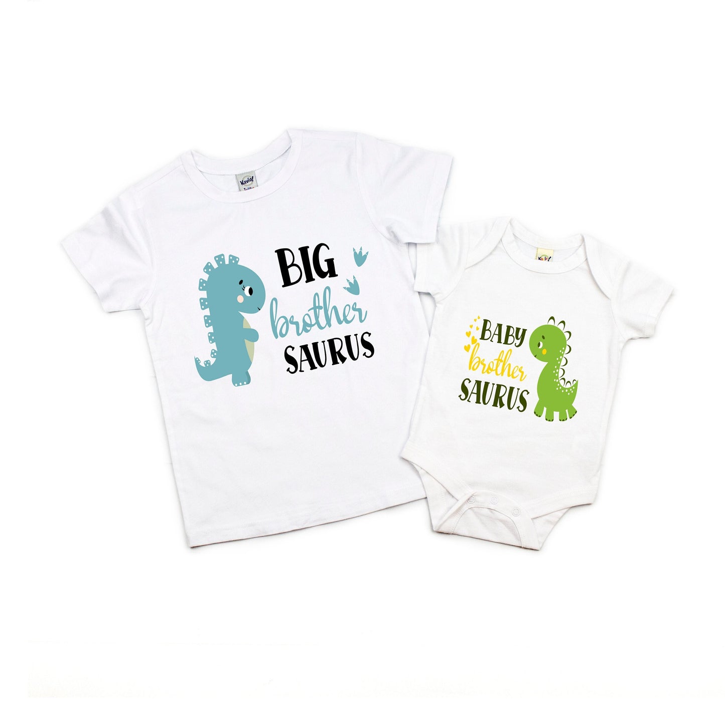 Dinosaur Big Brother Little Brother Matching Outfit