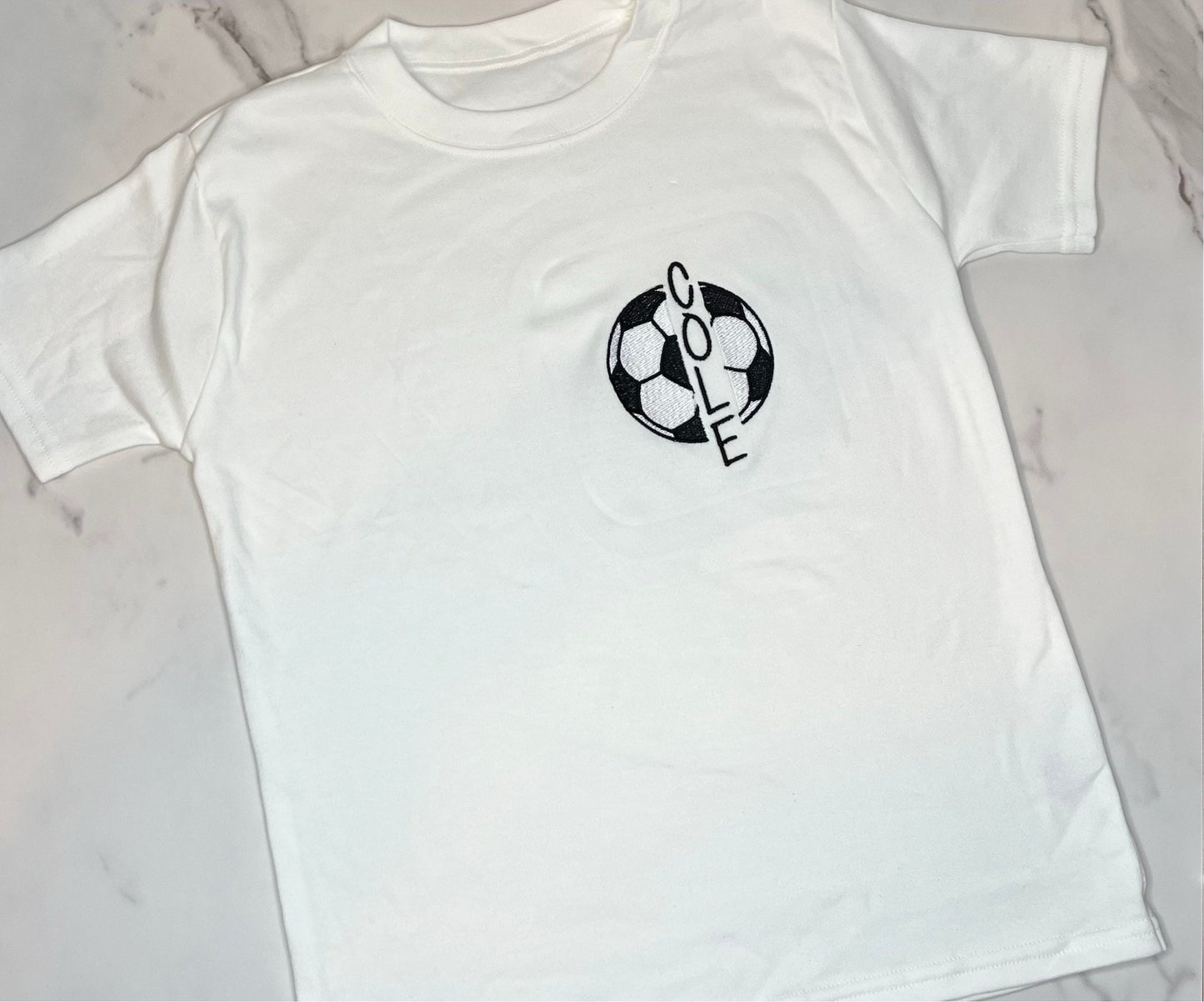 Personalized Kids Football T-Shirt, Soccer Toddler Gift