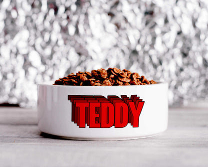 Personalised pet bowl | cat, dog, rabbit ceramic feeding bowl, small, medium, large, Mrs hinch inspired, stacey solomon