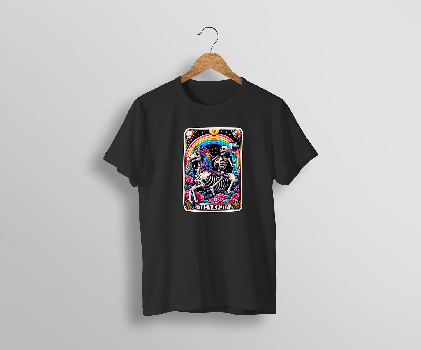 The audacity tarot card t-shirt, skeleton jumper,  retro sweatshirt, witchy gift
