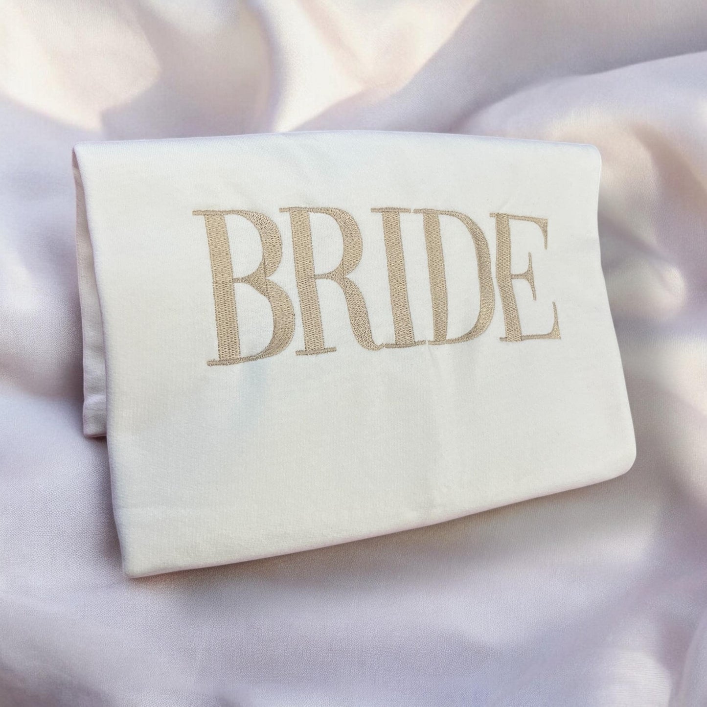 Bride embroidered sweatshirt jumper, personalised bridal gift, Engagement Gift, Unique Bridal Shower Gift, Future Mrs Sweatshirt