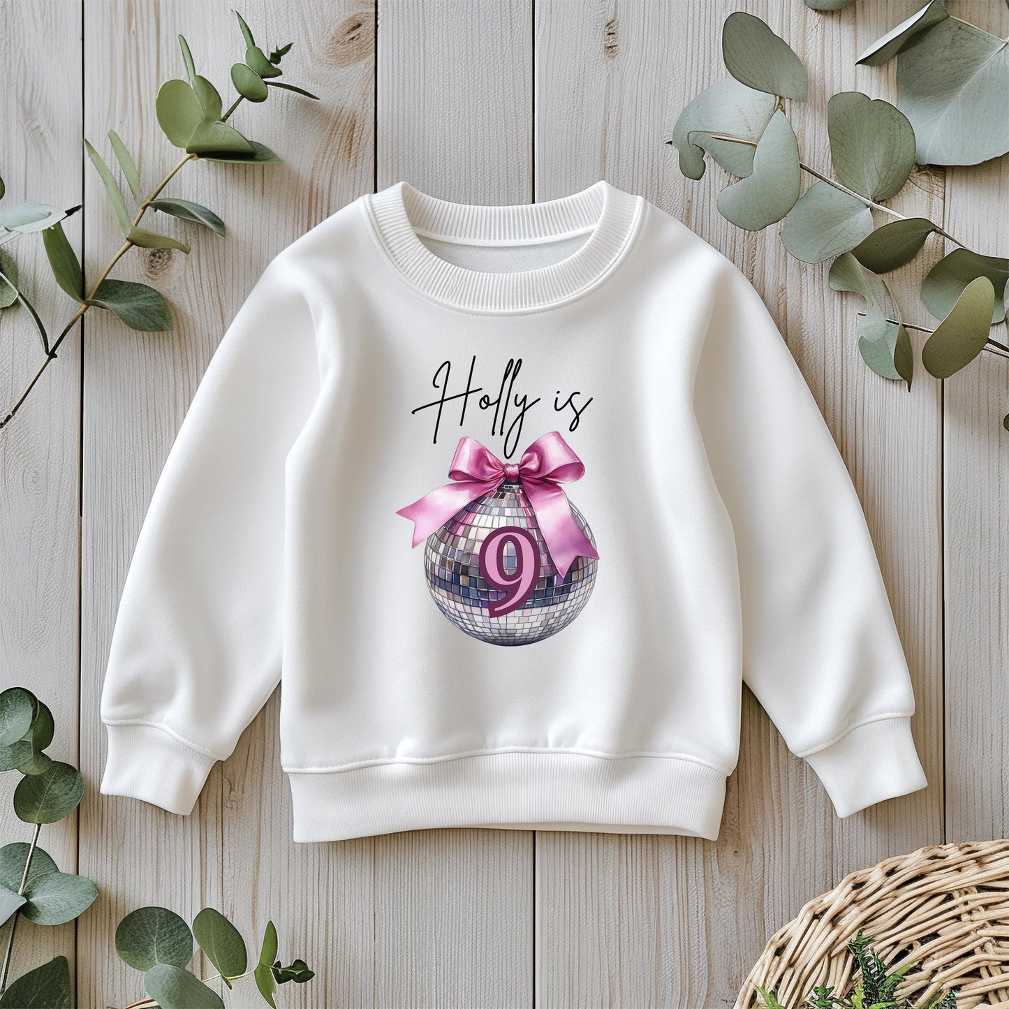 Children’s Disco Ball Birthday T-Shirt – Pastel Kids Tee – Birthday Outfit – Fun Party Shirt