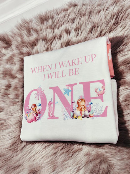 Personalized Mermaid Birthday Pajamas – Pink Cloud Jammies, CE Tested