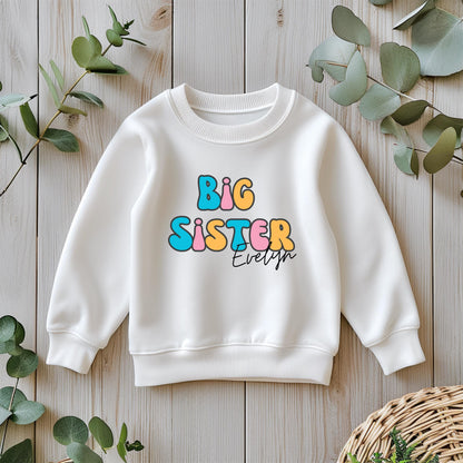 I'm going to be a big Sister Retro T-Shirt / Boho Childrens Tee / Kids Tshirt / Pregnancy Announcement / New Baby Outfit