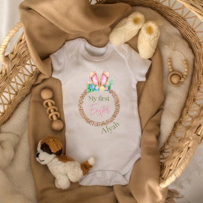 My first Easter Baby Vest / First Easter Outfit