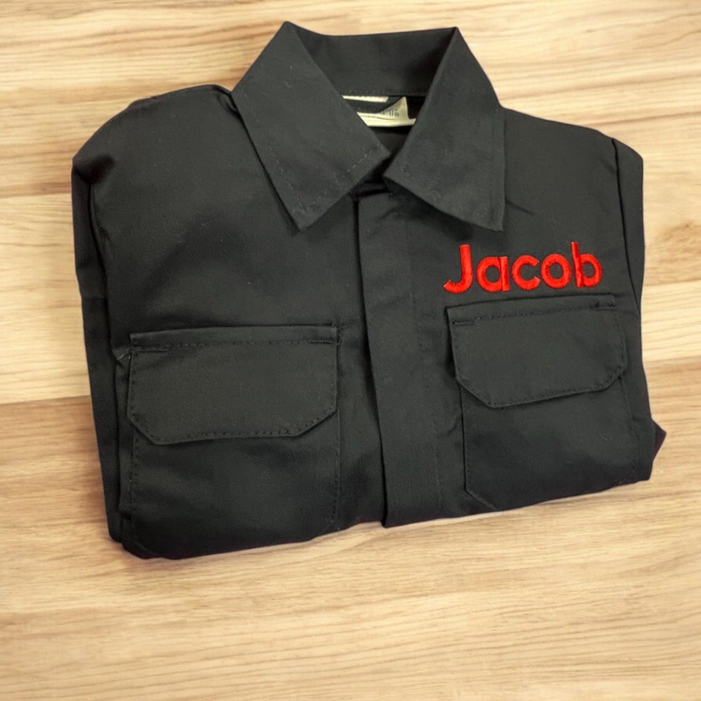 Personalised kids name overalls, kids navy embroidered boilersuit, kids sizes aged 1-12 years