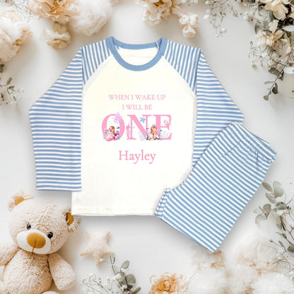 Personalized Mermaid Birthday Pajamas – Pink Cloud Jammies, CE Tested