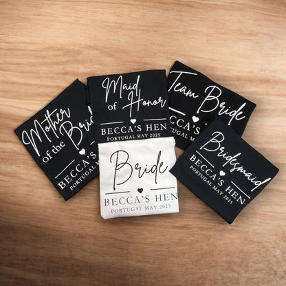 Personalized Hen Party T-Shirts – Custom Bridal Apparel