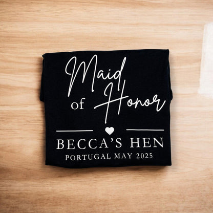 Personalized Hen Party T-Shirts – Custom Bridal Apparel
