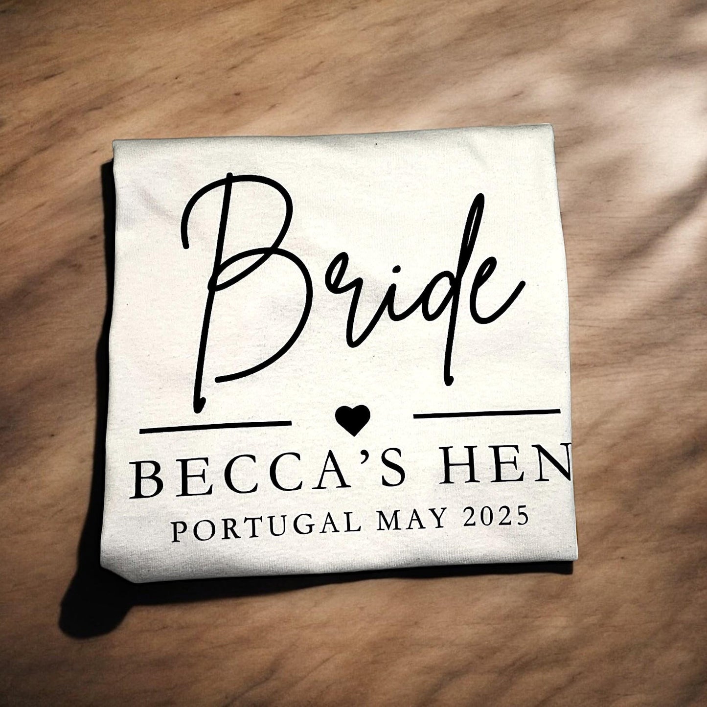 Personalized Hen Party T-Shirts – Custom Bridal Apparel