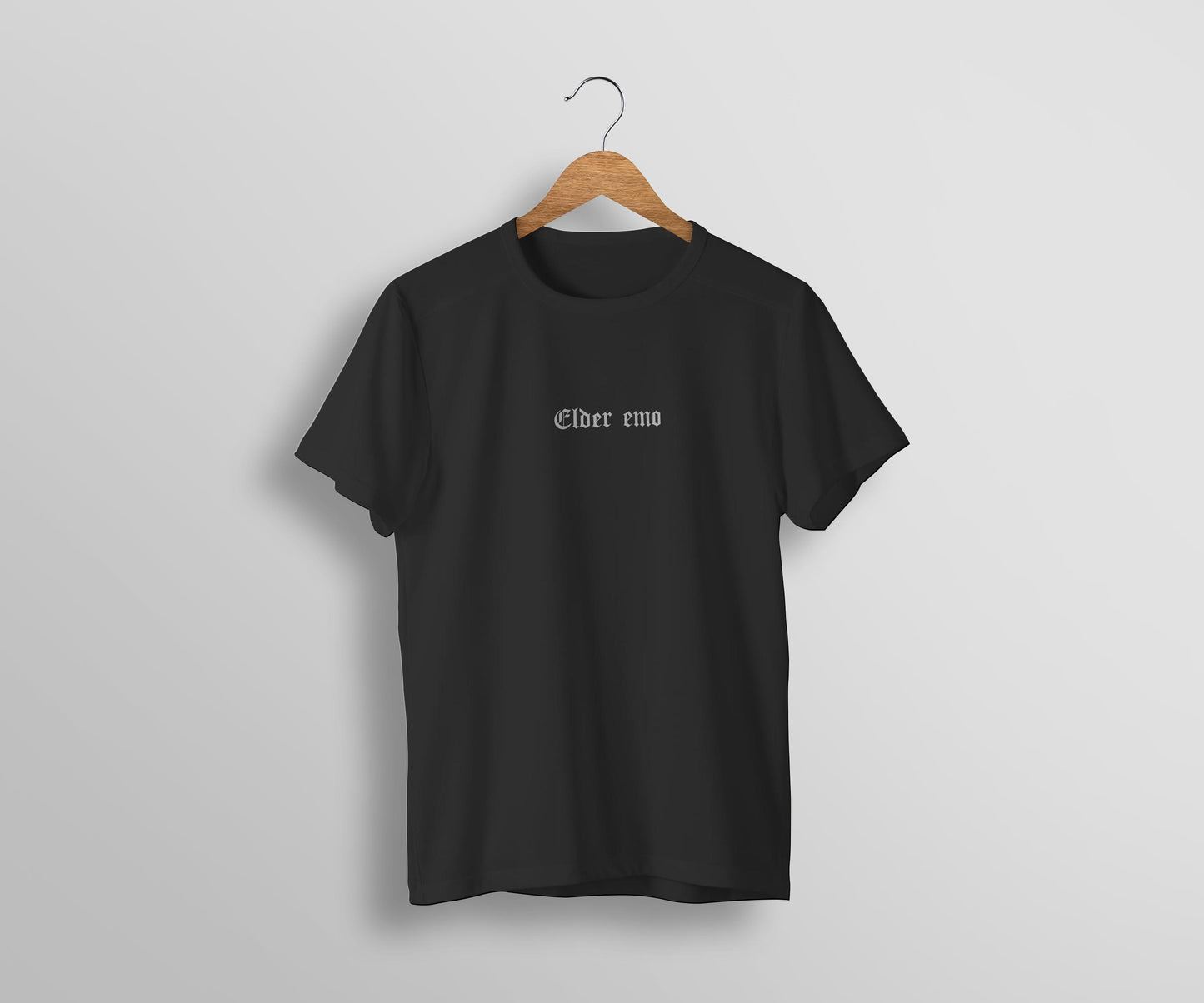 Elder emo printed t-shirt / Emo gothic font Sweatshirt