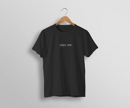 Elder emo printed t-shirt / Emo gothic font Sweatshirt