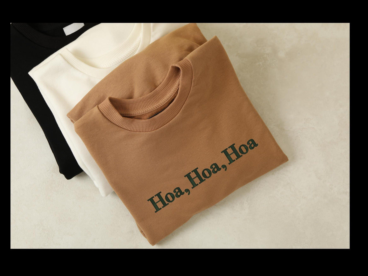 Hoa Hoa Hoa embroidered jumper, washington sweatshirt, vampire gift twilight