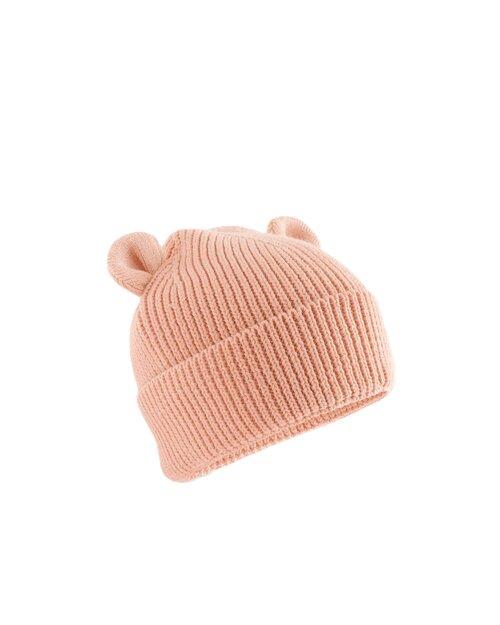 Baby Bear Beanie – Cosy Knit Hat with Ears – Neutral Newborn Gift for Boys or Girls