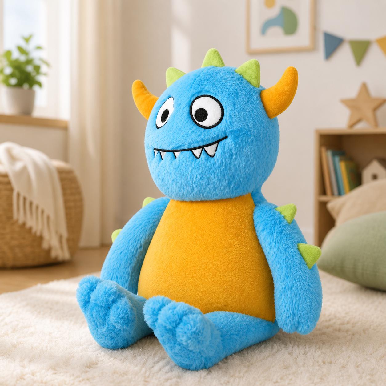 Personalised Embroidered Worry monster | Custom Baby Gift | Newborn Keepsake | Toddler gift