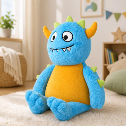Personalised Embroidered Worry monster | Custom Baby Gift | Newborn Keepsake | Toddler gift